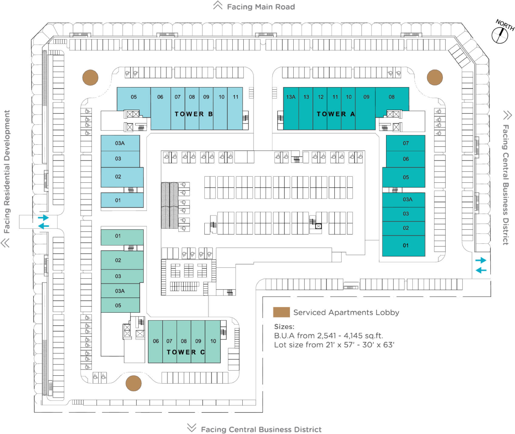 Bay Square Sitemap | Gamuda Cove