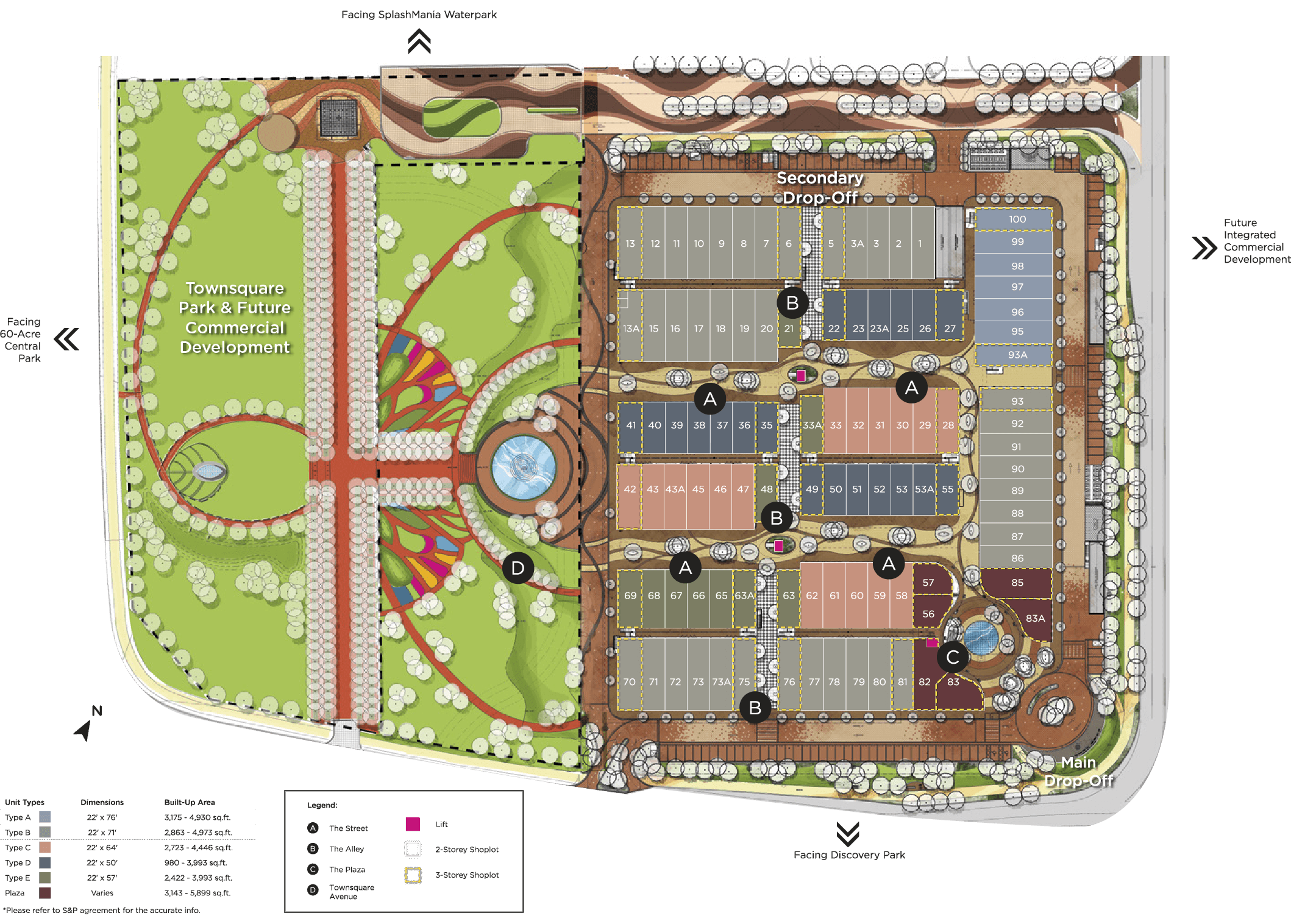 Townsquare Sitemap | Gamuda Cove